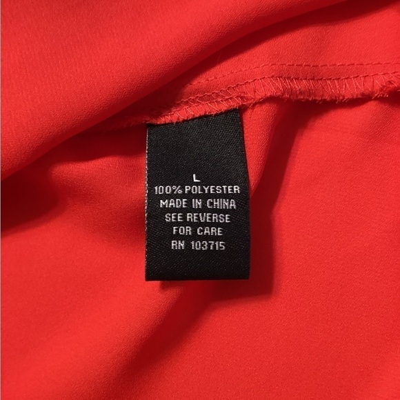 Zac& Rachel Size Large Red long sleeve - Picture 8 of 9